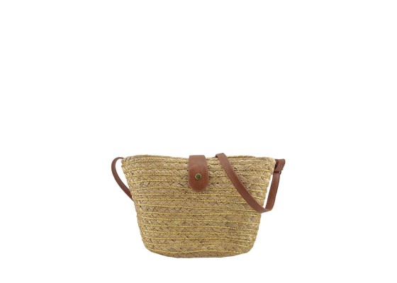 Bolso Bandolera Capazo Rafia